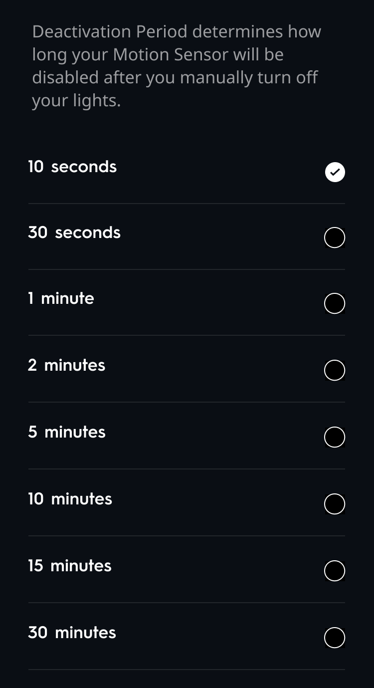 Using Motion to Control Cync Smart Devices